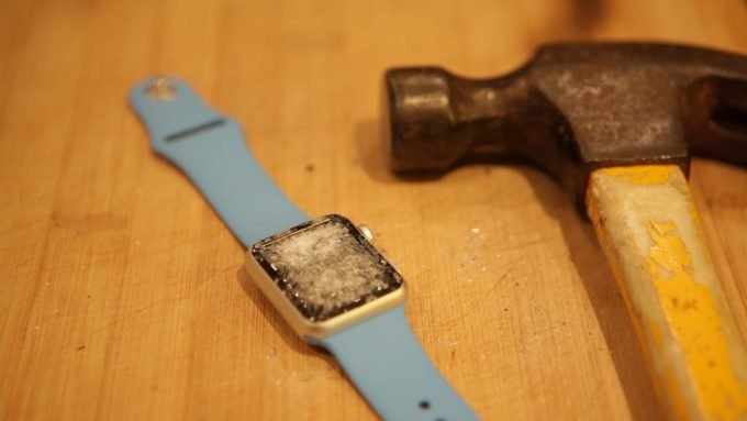 smashed watch