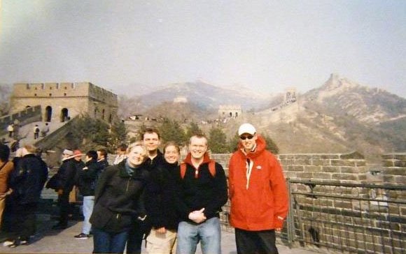 On a tour of the Great Wall, not long after I had first arrived in China